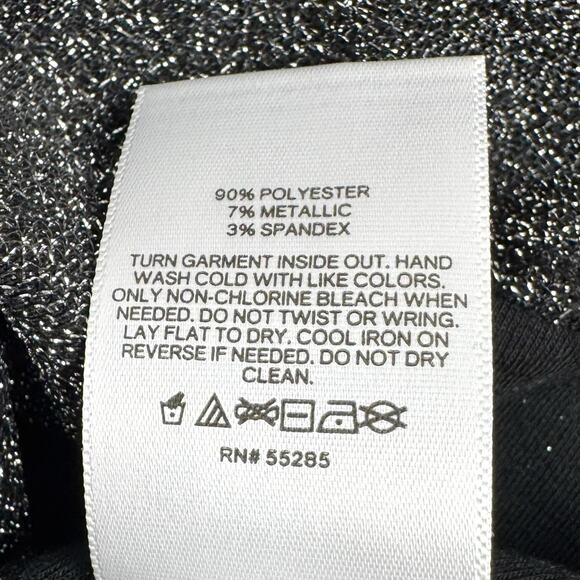 Express Metallic Cowl Neck Halter Top NWT Size Medium - Picture 6 of 6